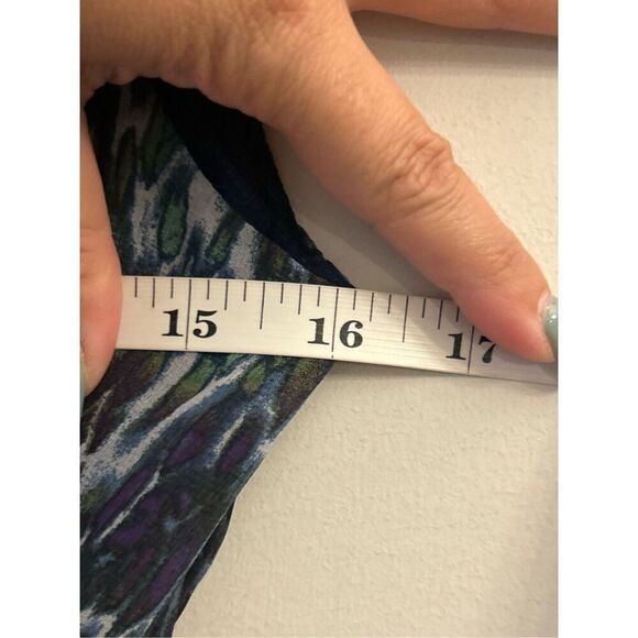 NWT Sugarlips Chiffon Bubble Hem Dress size S Whimsygoth fairy artsy water color - Picture 6 of 8